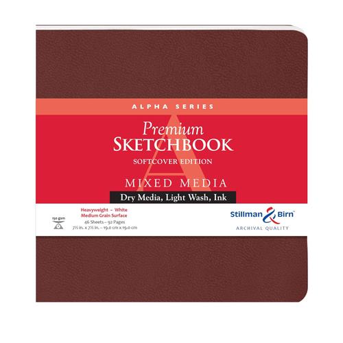 Stillman & Birn Alpha Series Softcover Sketchbook - 7.5 x 7.5 in.