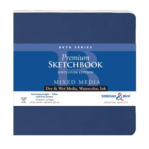 Stillman & Birn Beta Series Softcover Sketchbook - 7.5 x 7.5 in.