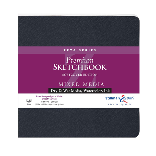 Stillman & Birn Zeta Series Softcover Sketchbook -  7.5 x 7.5 in.