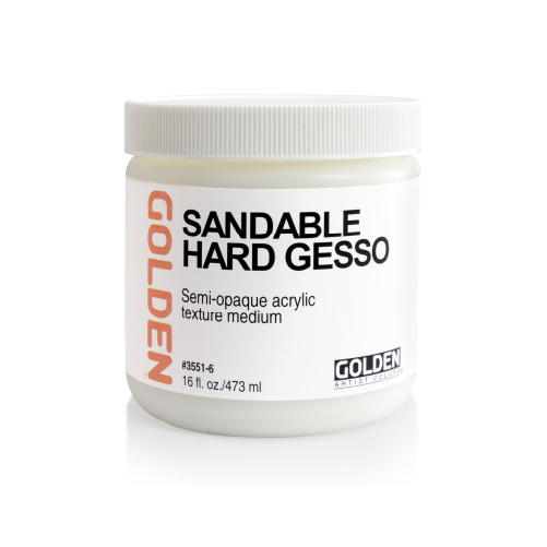 Golden Sandable Hard Gesso 16oz