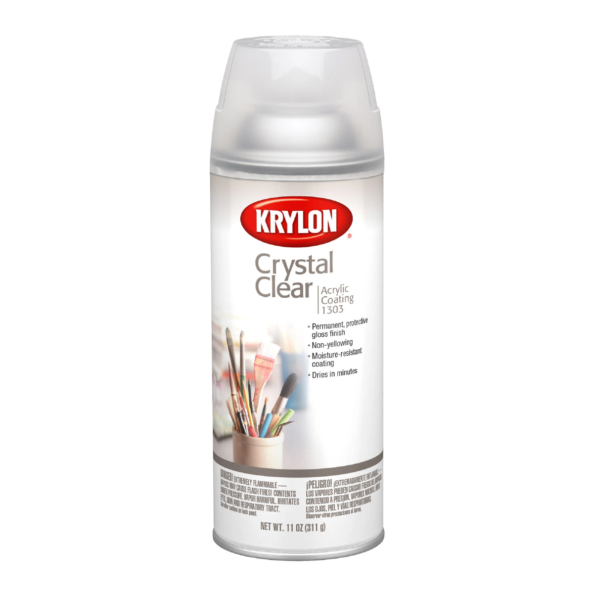 Krylon Crystal Clear Coating Spray - 11oz