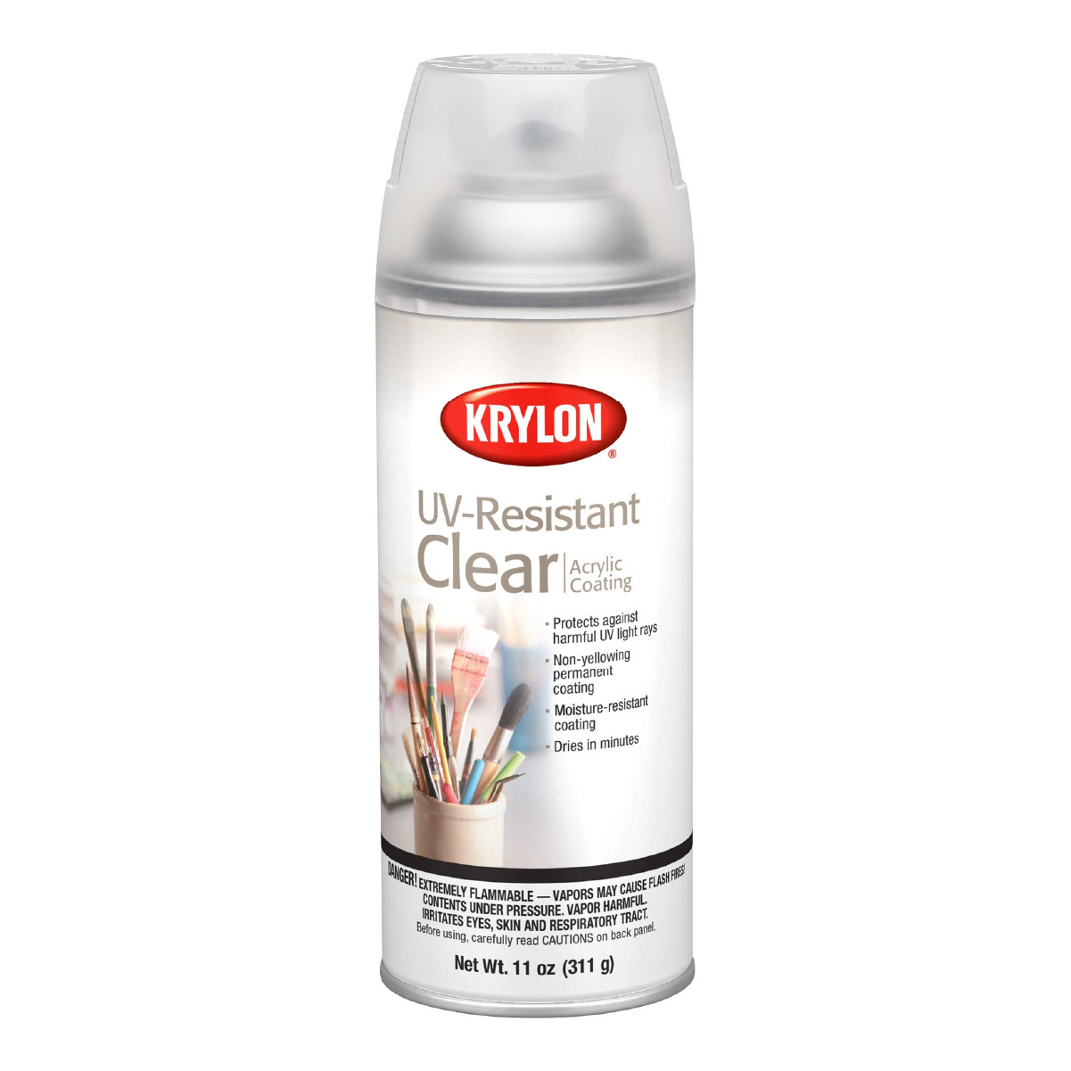 Krylon UV-Resistant Clear Coating Spray - 11oz