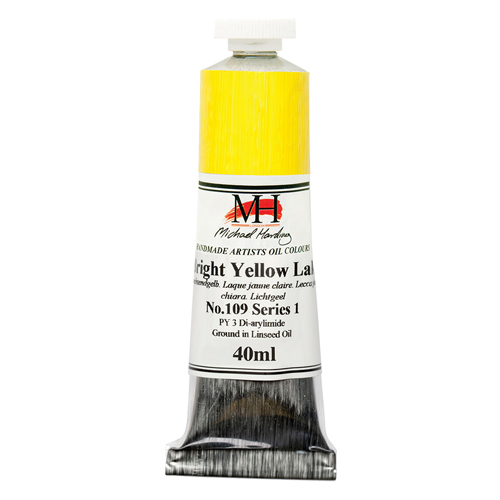 Michael Harding Artists Oil Colours - Bright Yellow Lake (No. 109) - 40ml