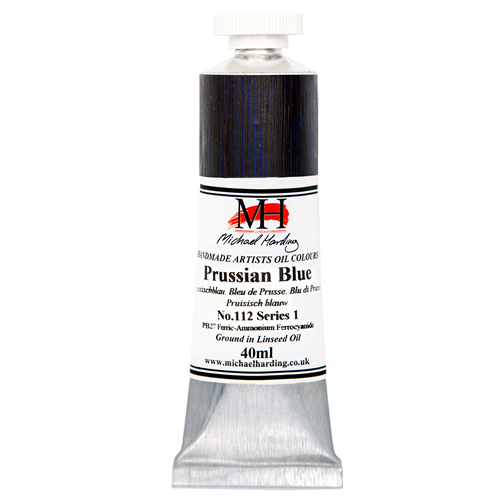 Michael Harding Artists Oil Colours - Prussian Blue (No. 112) - 40ml