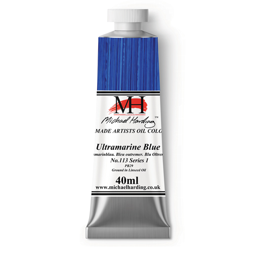 Michael Harding Artists Oil Colours - Ultramarine Blue (No. 113) - 40ml