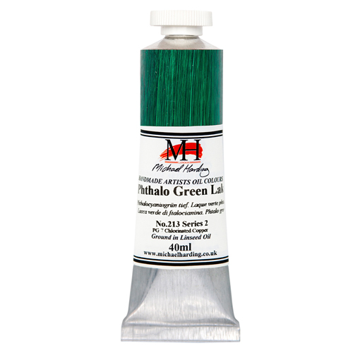 Michael Harding Artists Oil Colours - Phthalocyanine Green Lake (No. 213) - 40ml