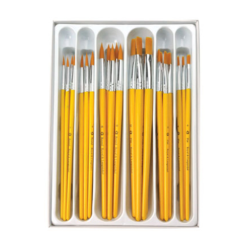 Royal Brush - Gold Taklon Brush Box Set - 30 pc