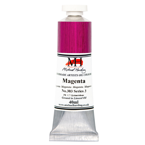 Michael Harding Artists Oil Colours - Magenta (No. 303) - 40ml