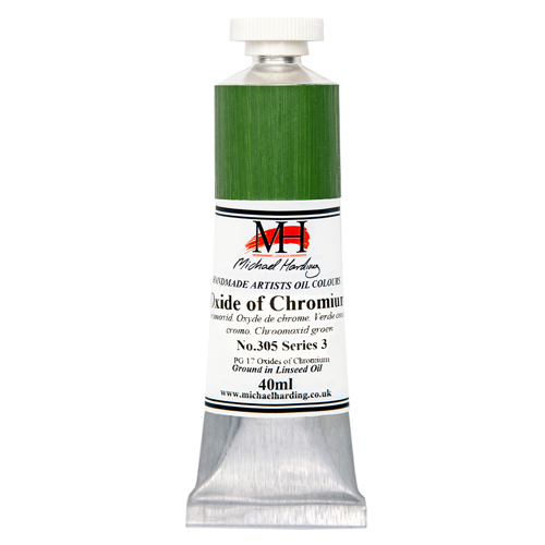 Michael Harding Artists Oil Colours - Oxide of Chromium (No. 305) - 40ml