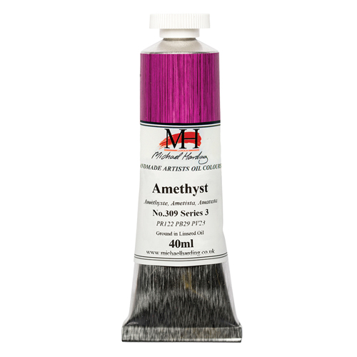 Michael Harding Artists Oil Colours - Amethyst (No. 309) - 40ml