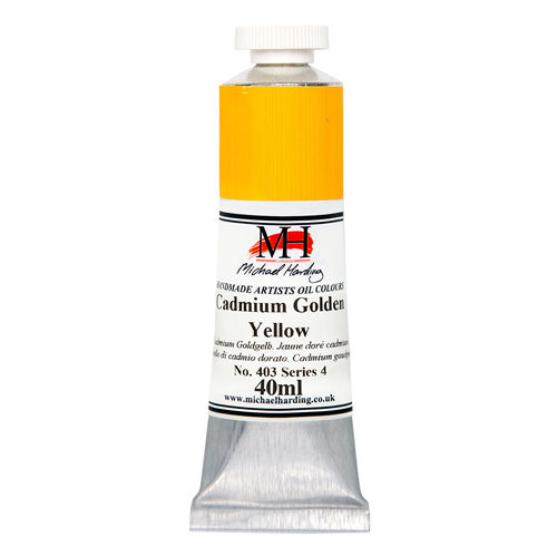 Michael Harding Artists Oil Colours - Cadmium Golden Yellow (No. 403) - 40ml