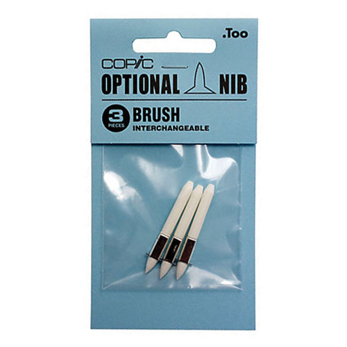 COPIC Marker Nibs, Brush - Pack of 3
