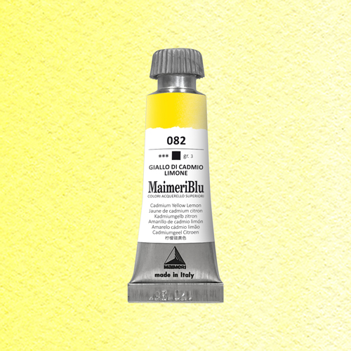 Maimeri Blu Watercolour - Cadmium Yellow Lemon - 12ml