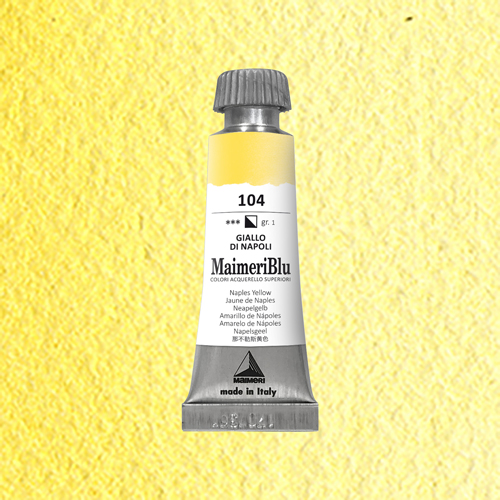 Maimeri Blu Watercolour - Naples Yellow - 12ml