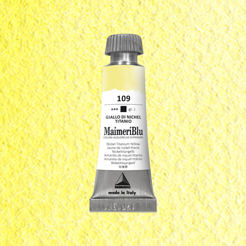 Maimeri Blu Watercolour - Nickel Titanate Yellow - 12ml