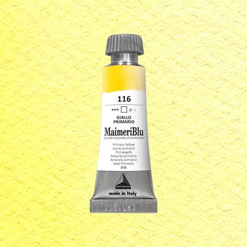 Maimeri Blu Watercolour - Primary Yellow - 12ml