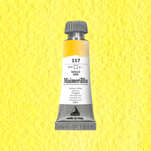 Maimeri Blu Watercolour - Golden Yellow - 12ml