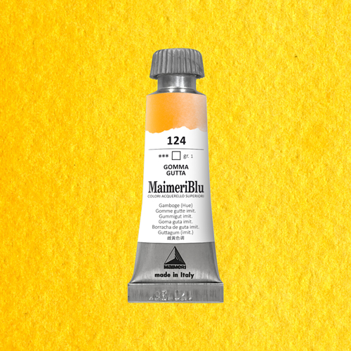 Maimeri Blu Watercolour - Gamboge (Hue) - 12ml