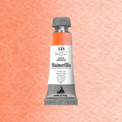 Maimeri Blu Watercolour - Orange Lake - 12ml