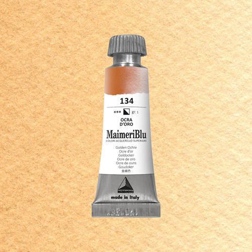 Maimeri Blu Watercolour - Golden Ochre - 12ml