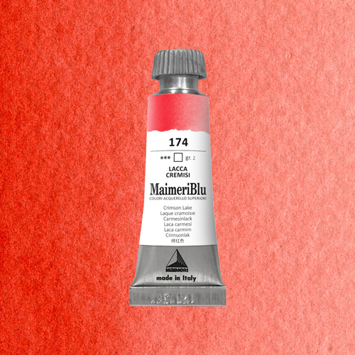 Maimeri Blu Watercolour - Crimson Lake - 12ml