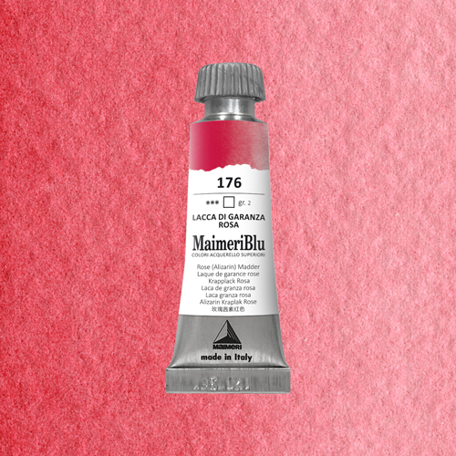 Maimeri Blu Watercolour - Rose (Alizarin) Madder - 12ml