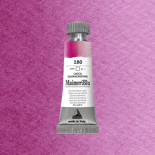 Maimeri Blu Watercolour - Quinacridone Lake - 12ml