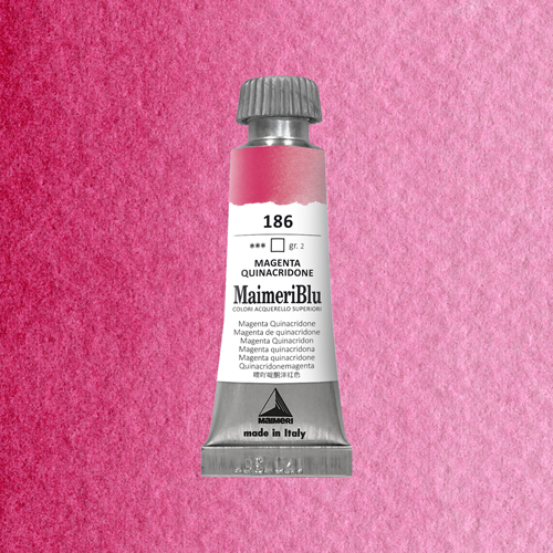 Maimeri Blu Watercolour - Magenta Quinacridone - 12ml