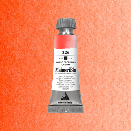 Maimeri Blu Watercolour - Cadmium Red Light - 12ml