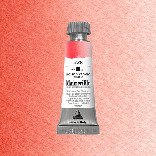 Maimeri Blu Watercolour - Cadmium Red Medium - 12ml