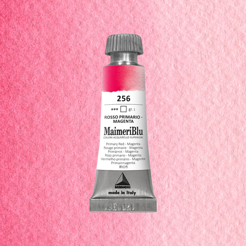 Maimeri Blu Watercolour - Primary Red - Magenta - 12ml