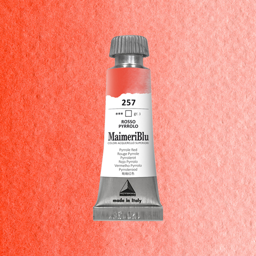 Maimeri Blu Watercolour - Pyrrole Red - 12ml