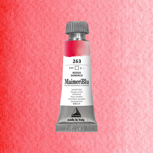 Maimeri Blu Watercolour - Sandal Red - 12ml