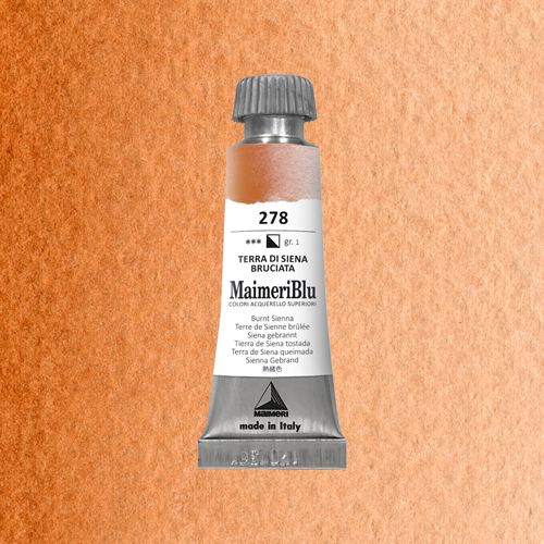 Maimeri Blu Watercolour - Burnt Sienna - 12ml