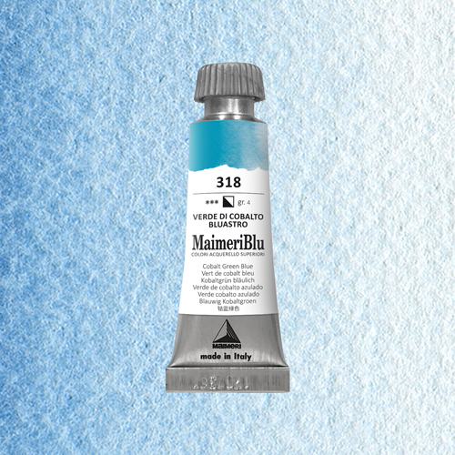 Maimeri Blu Watercolour - Cobalt Green Blueish - 12ml