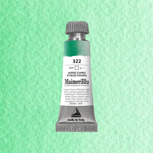 Maimeri Blu Watercolour - Copper Oxide Green Light - 12ml