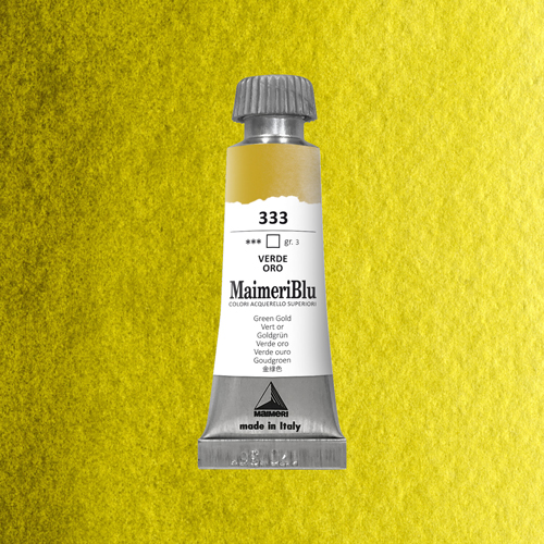 Maimeri Blu Watercolour - Green Gold - 12ml