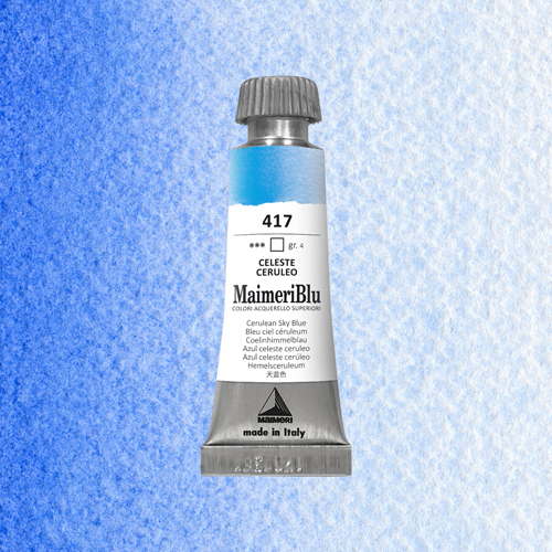 Maimeri Blu Watercolour - Cerulean Sky Blue - 12ml