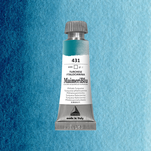 Maimeri Blu Watercolour - Phthalo Turquoise - 12ml