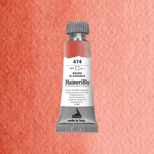 Maimeri Blu Watercolour - Brown Madder (Alizarin) - 12ml