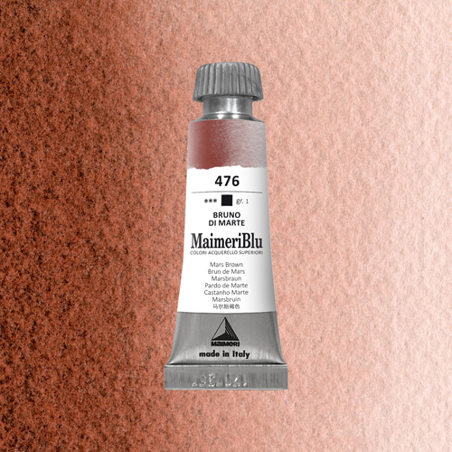 Maimeri Blu Watercolour - Mars Brown - 12ml