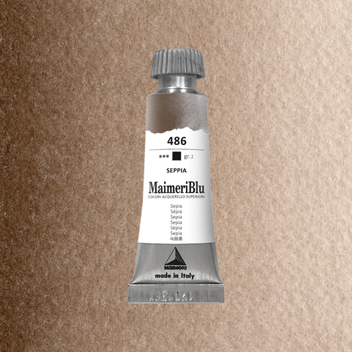 Maimeri Blu Watercolour - Sepia - 12ml