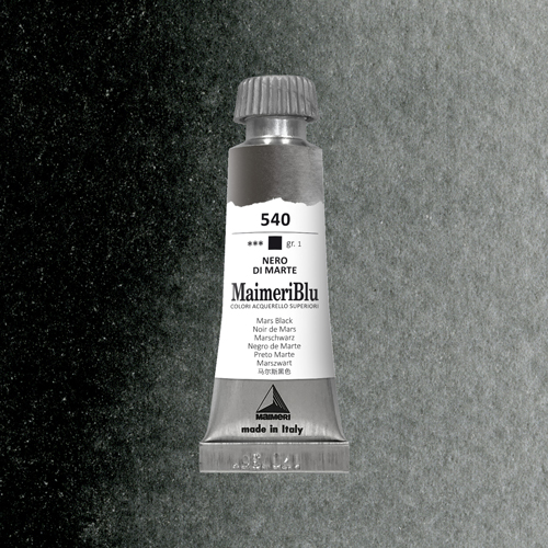 Maimeri Blu Watercolour - Mars Black - 12ml