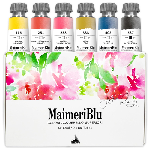 Maimeri Blu Watercolour Jenna Rainey Artist Set - 6 x 12ml