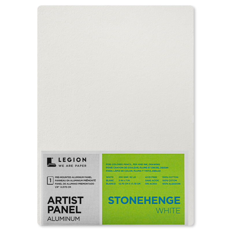 Legion Artist Panel - Stonehenge White 5" x 7"