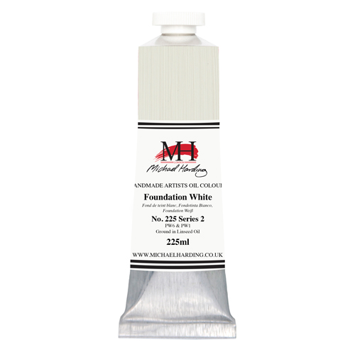 Michael Harding Artists Oil Colours - Foundation White (No. 225) - 225ml