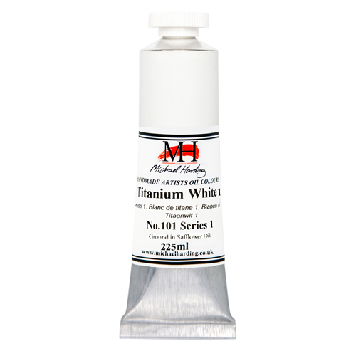 Michael Harding Artists Oil Colours - Titanium White (No. 101) - 225ml