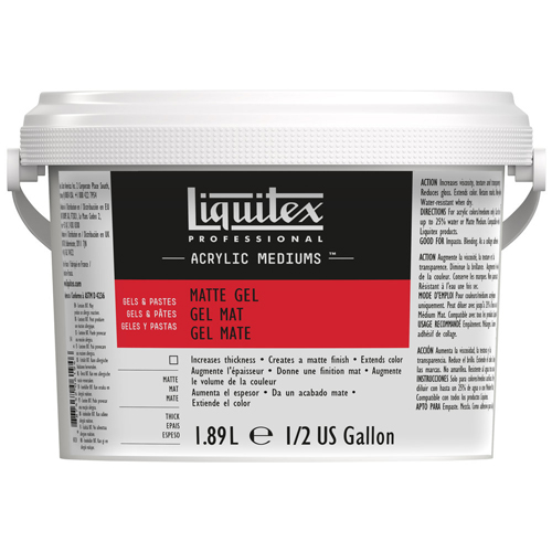 Liquitex Professional Matte Gel Medium - 64oz