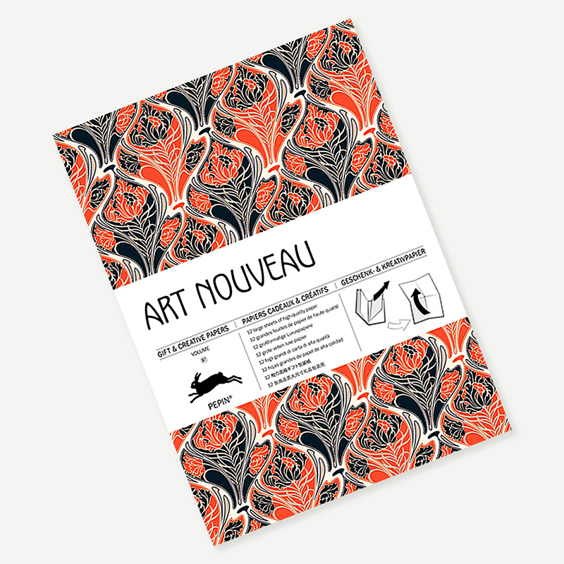 Pepin Gift Wrap and Creative Paper Book Vol. 87 - Art Nouveau