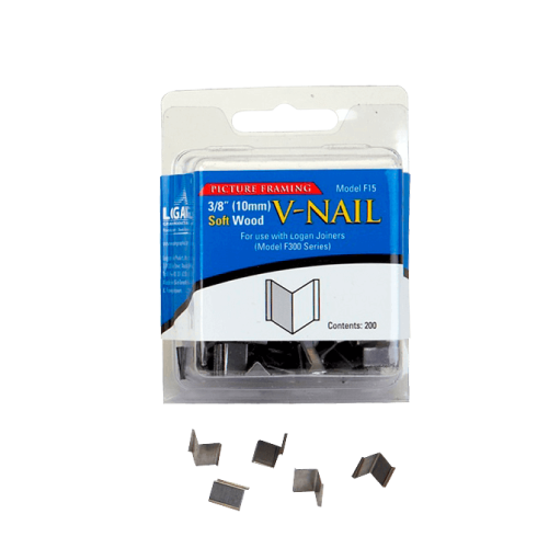 Logan Soft Wood 3/8 V-Nail Pack of 200